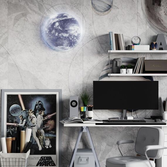 SONEX 3085/CL PALE SN 118 Светильник пластик/белый/синий LED 30Вт 4000К D330 IP43 SPACE, изображение 3