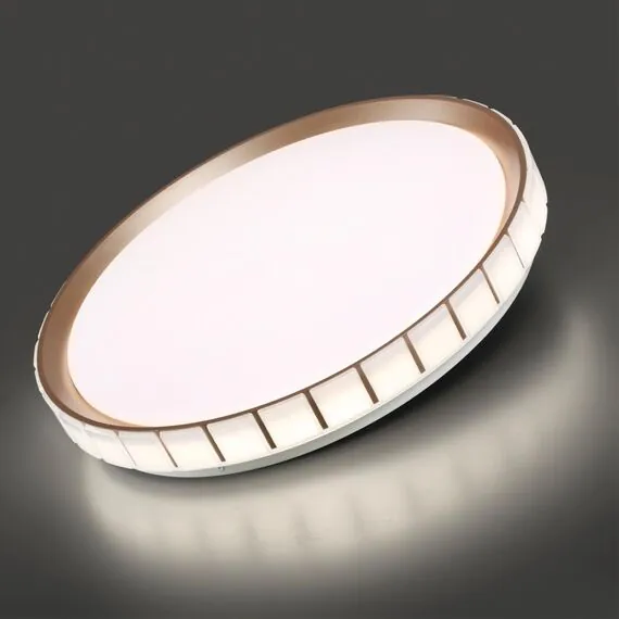 SONEX 7695/EL PALE SN 90 Светильник пластик/розовое золото LED 70Вт 3000-6000К D495 IP43 пульт ДУ KUPI GOLD, изображение 4