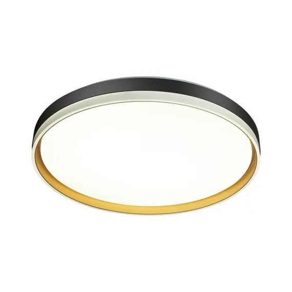 SONEX 7619/EL PALE SN 160 Светильник пластик/черн./золот. LED 72Вт 3000-6300K D490 IP43 пульт ДУ SAVI, изображение 6