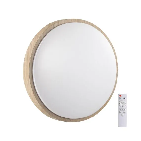 SONEX 7607/DL PALE SN 170 Светильник пластик/беж. под дерево LED 48Вт 3000-6300K D400 IP43 пульт ДУ LOSTA