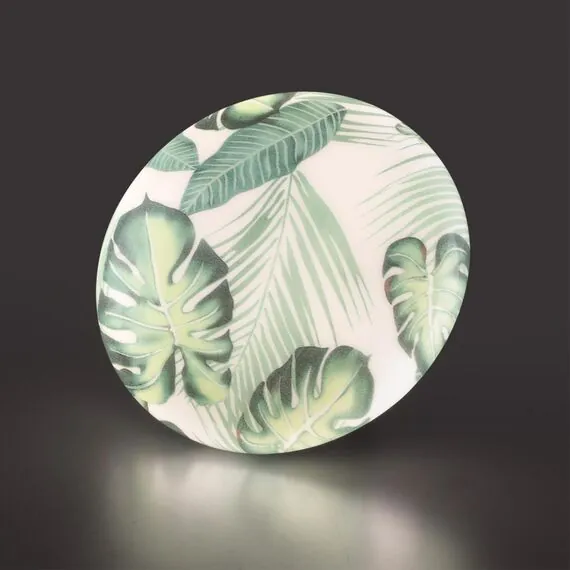 SONEX 7748/CL PALE SN 125 Светильник светодиодный потолочный пластик/белый/зеленый LED 30Вт 4000К D330 IP43 FLORI, изображение 3