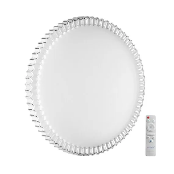 SONEX 7673/EL PALE SN 198 Светильник пластик/белый/прозрачный LED 70Вт 3000-6000К D490 IP43 пульт ДУ ATIKO