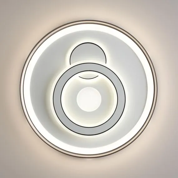 SONEX 7787/85L PIKO LED SN 078 Светильник металл/белый/бронза LED 85Вт 3000-6500K D495 IP20 пульт ДУ GEMINI, изображение 4