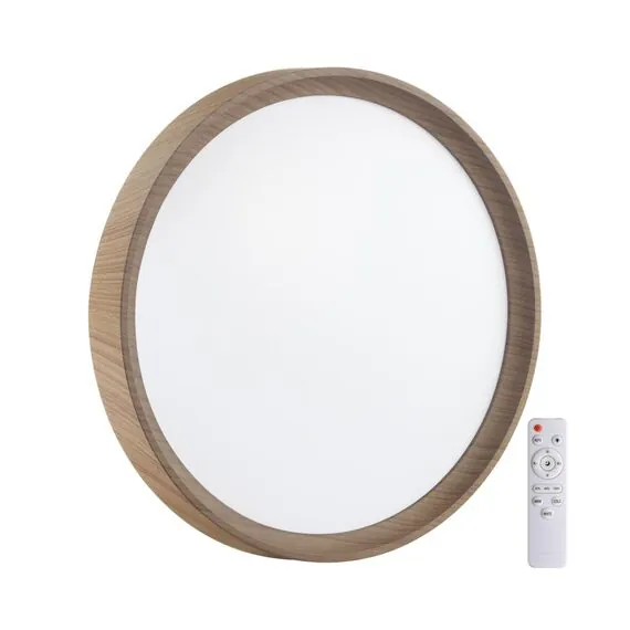 SONEX 7603/EL PALE SN 175 Светильник пластик/св.корич. под дер LED 72Вт 3000-6300K D490 IP43 пульт ДУ WOODI