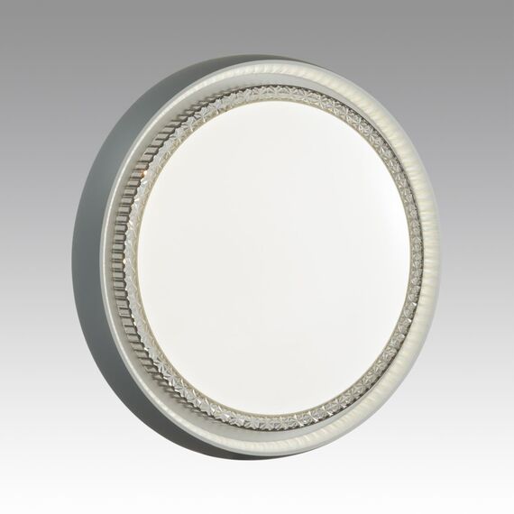 SONEX 7644/EL PALE SN 186 Светильник пластик/белый/серый LED 70Вт 3000-6000К D520 IP43 пульт ДУ RAHIG, изображение 4