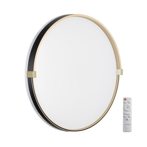 SONEX 7647/EL PALE SN 189 Светильник пластик/черн./зол. LED 70Вт 3000-6000К D490 IP43 пульт ДУ OLIDI BLACK