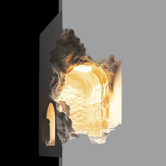 LOFT IT 10355C Гипсовый встраиваемый светильник под покраску Antique, изображение 2