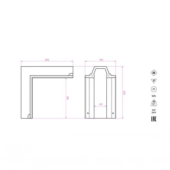 Stellanova SN 325 Соединительный элемент (угол 90 стена/стена, стена/потолок) для SABER 60, изображение 8