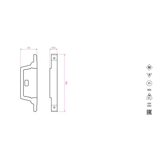 Stellanova SN 341 Торцевые элементы (заглушки) для SABER 100, изображение 8