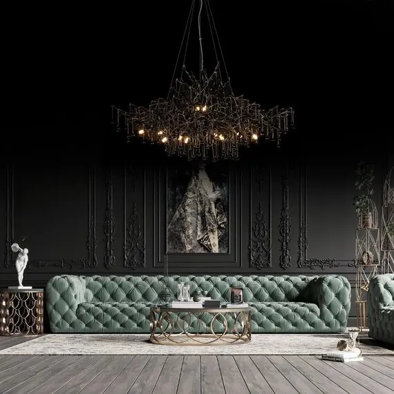 LOFT IT 10067/1800 BK Подвесная люстра Bijout, изображение 10