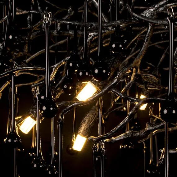 LOFT IT 10067/1800 BK Подвесная люстра Bijout, изображение 3