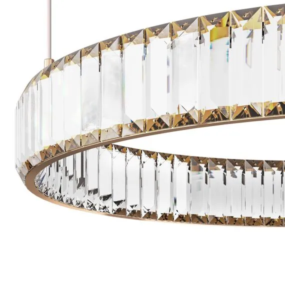 LOFT IT 10135/3 Gold Подвесной светильник Crystal ring, изображение 3