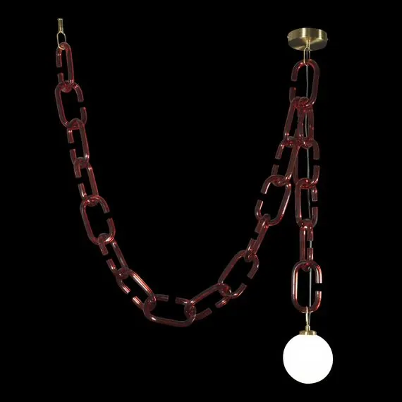 LOFT IT 10128C Red Подвесной светильник Chain, изображение 2