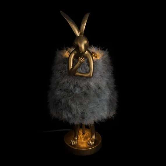 LOFT IT 10315/A Grey fluff Настольная лампа Lapine, изображение 3