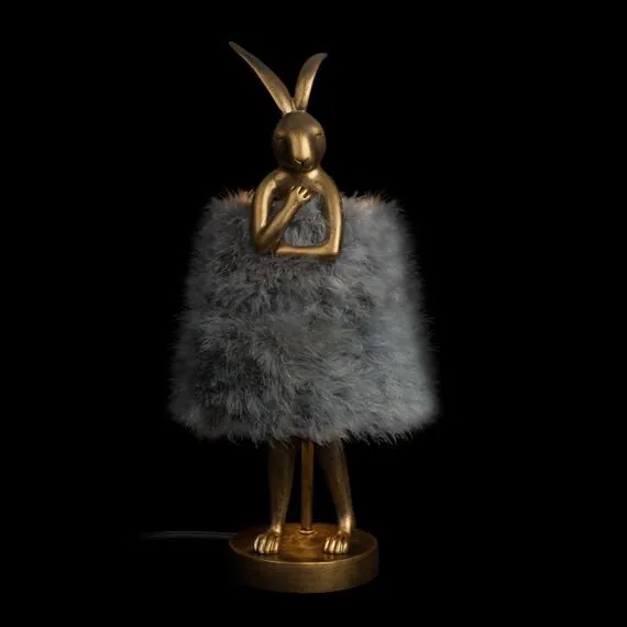 LOFT IT 10315/A Grey fluff Настольная лампа Lapine, изображение 2