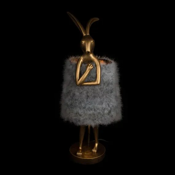 LOFT IT 10315/B Grey fluff Настольная лампа Lapine, изображение 3