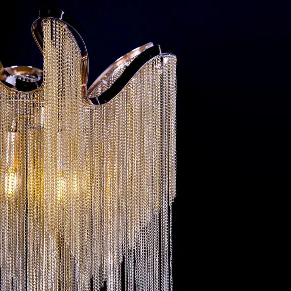 LOFT IT 10208F Gold Торшер Stream, изображение 4