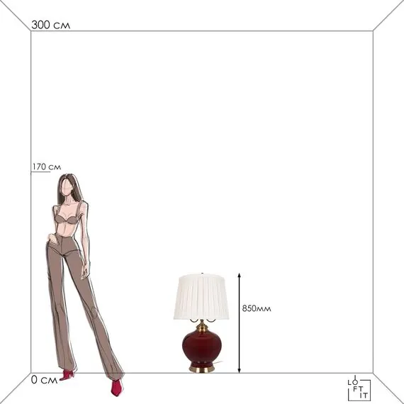LOFT IT 10267T/L Настольная лампа Ruby, изображение 5