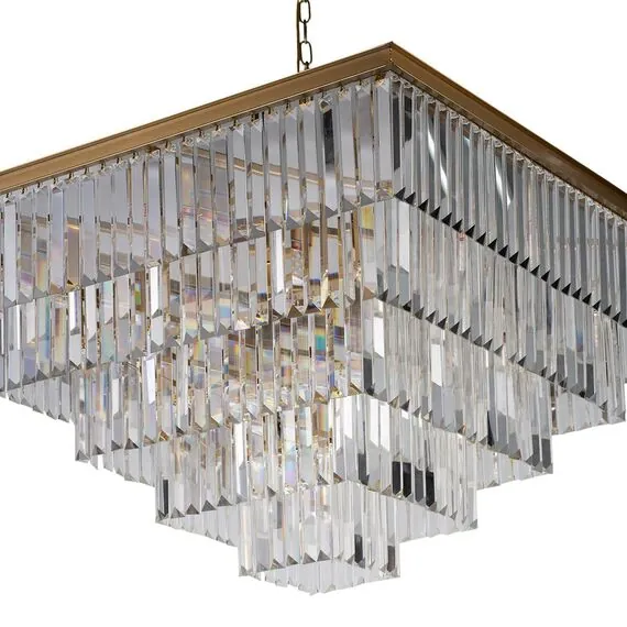 LOFT IT 10019/800S Подвесная люстра Prism Clear, изображение 3