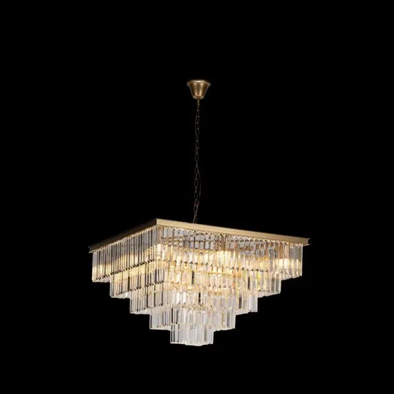 LOFT IT 10019/800S Подвесная люстра Prism Clear, изображение 2