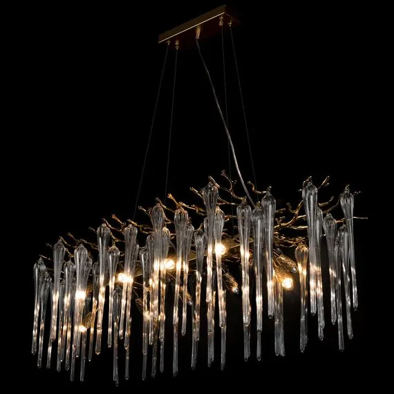 LOFT IT 10350/1000L AB Подвесная люстра Waterfall, изображение 4