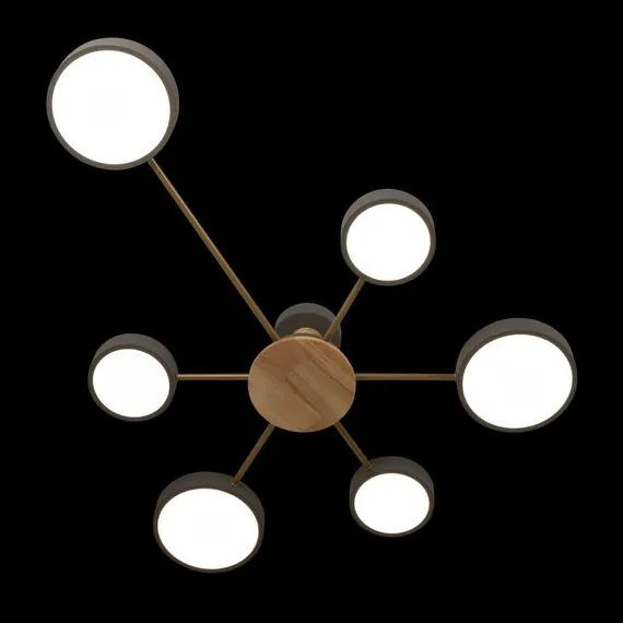 LOFT IT 10316/6 Grey Потолочный светильник Sunrise, изображение 4