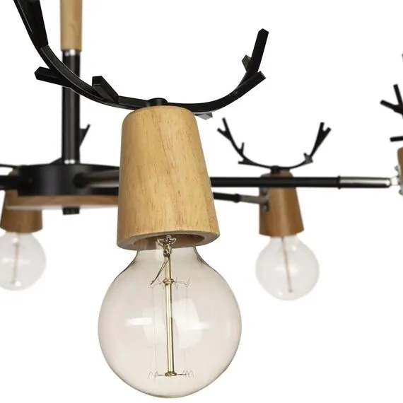 LOFT IT 10024/6 Black Люстра на штанге Sven, изображение 3