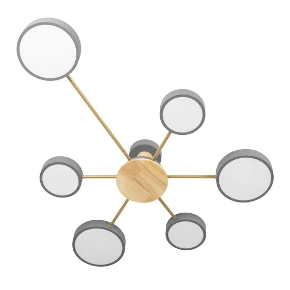 LOFT IT 10316/6 Grey Потолочный светильник Sunrise, изображение 3