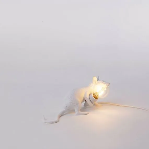 Seletti 00133913; 15222 Настольная лампа Mouse Lamp Lyie Down USB, изображение 4