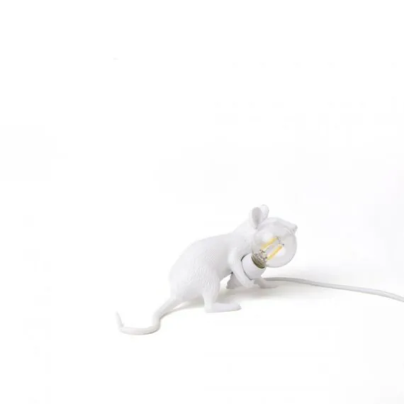 Seletti 00133913; 15222 Настольная лампа Mouse Lamp Lyie Down USB, изображение 2