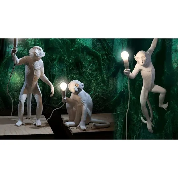 Seletti 00127070; 14925 Настенный светильник Monkey Lamp Outdoor Hanging Right, изображение 8