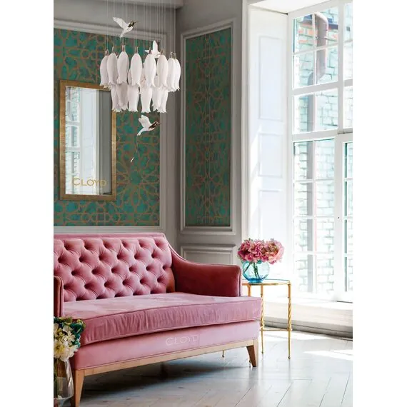 Cloyd 11236 Люстра ARGANA C30 диаметр - 60 см, керамика E14 белый, изображение 3