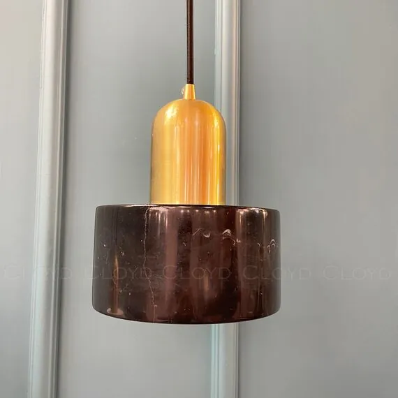 Cloyd 10795 Подвесной светильник ANTUAN P1 диаметр - 15 см, черный мрамор, изображение 6