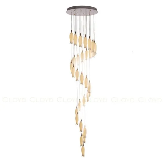 Cloyd 11239 Люстра ARGANA C31 высота - 270 см, керамика E14 белый