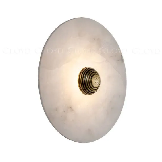 Cloyd 20332 Бра AXIOM - A W1 диаметр - 30 см, алебастр латунь