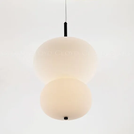 Cloyd 11364 Подвесной светильник AVOGADRO - B P2 диаметр - 33 см, черный опаловое стекло