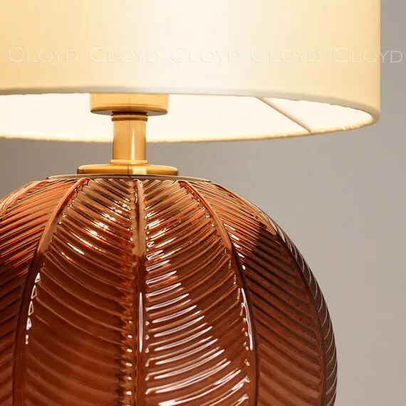 Cloyd 30119 Настольная лампа ARBUSS T1 высота - 61 см, латунь коричневый стекло, изображение 5