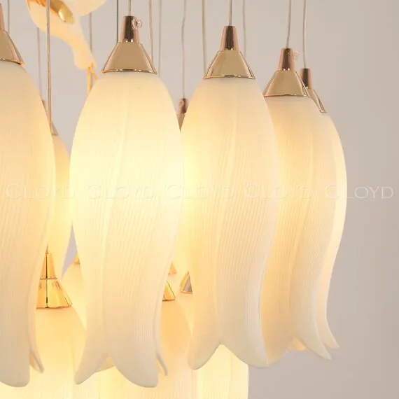 Cloyd 11236 Люстра ARGANA C30 диаметр - 60 см, керамика E14 белый, изображение 8