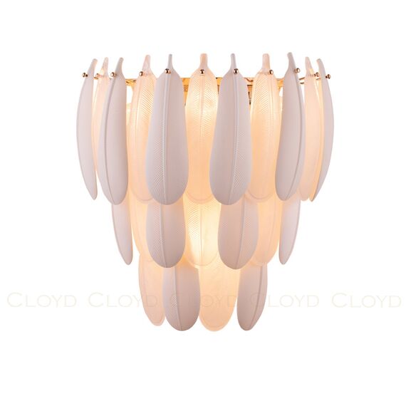 Cloyd 20180 Бра BAHAMA - A W6 высота - 44 см, белая керамика