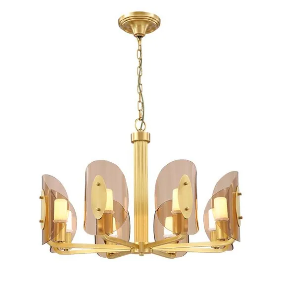 Cloyd 10051 Люстра ELAND C8 диаметр - 82 см, латунь