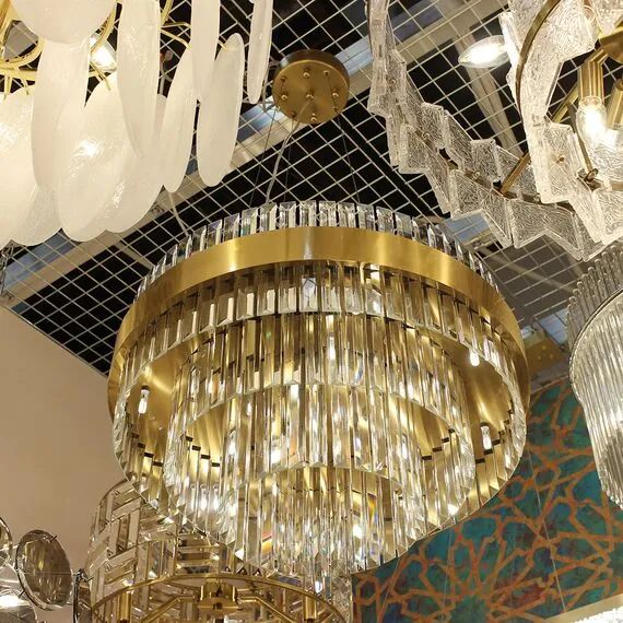 Cloyd 10699 Люстра BROTIGAN - A C32 диаметр - 60 см, латунь, изображение 2