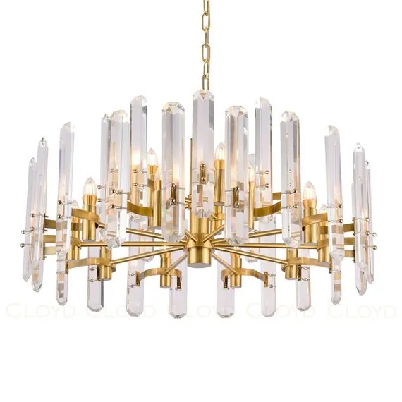 Cloyd 10276 Люстра ESTRADA C15 диаметр - 85 см, латунь