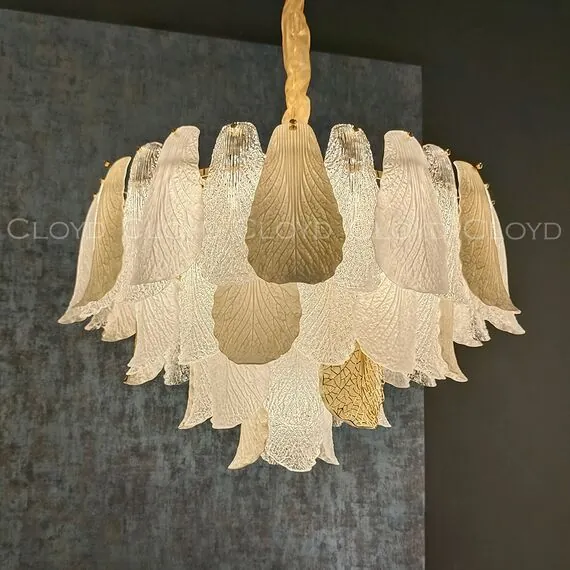 Cloyd 11507 Люстра CARDAMON C13 диаметр - 60 см, керамика золото, изображение 3