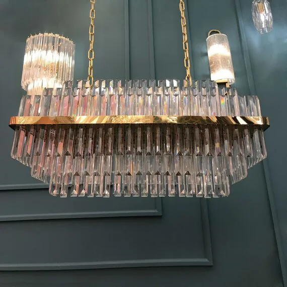 Cloyd 10767 Люстра BROTIGAN - D C12 ширина - 80 см, золото, изображение 3