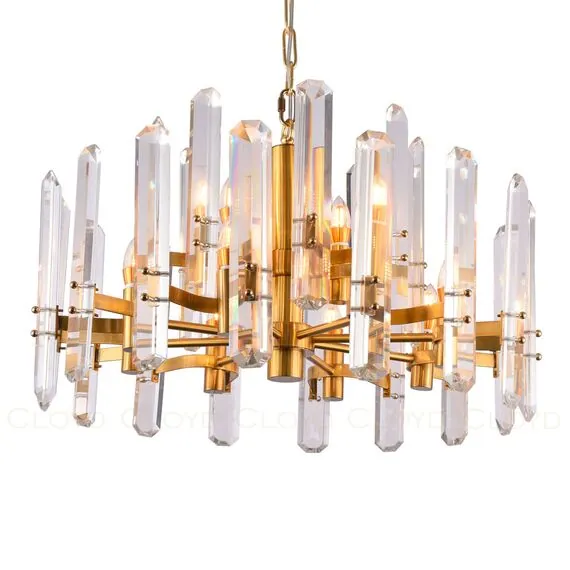 Cloyd 10273 Люстра ESTRADA C12 диаметр - 65 см, латунь темная