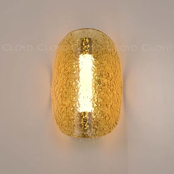 Cloyd 20370 Бра CARUDO W1 золото янтарный стекло, изображение 7