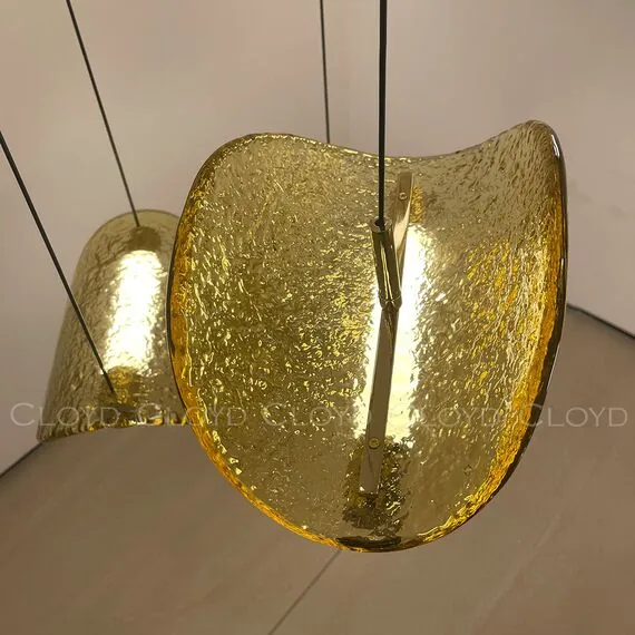 Cloyd 11351 Подвесной светильник CARUDO P1 золото янарн. стекло, изображение 3