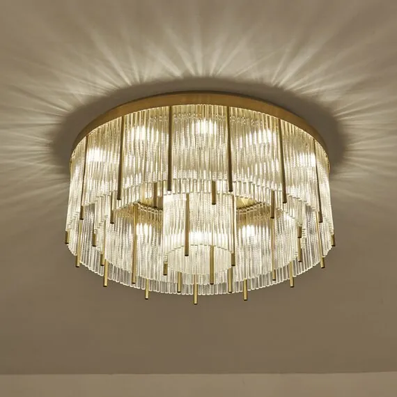 Cloyd 10637 Потолочный светильник CARTEL - A FM19 диаметр - 80 см, латунь, изображение 3