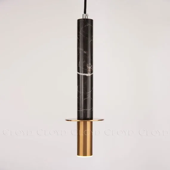 Cloyd 10797 Подвесной светильник CLARNET P1 высота - 36 см, черный мрамор, изображение 2