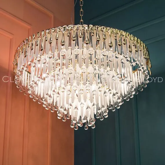 Cloyd 11285 Люстра CAPULETTI C19 диаметр - 79 см, золото, изображение 2